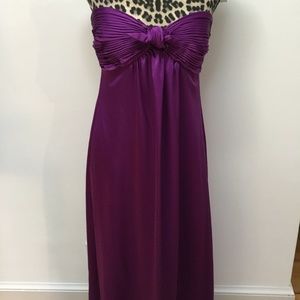 NWT BCBG MaxAzria strapless gown.